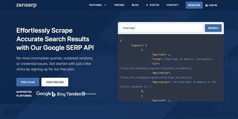 free search api.